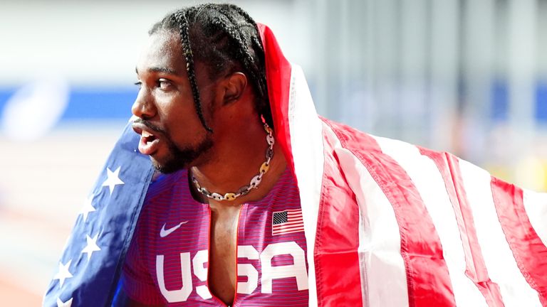Noah Lyles will feature in the London Athletics Meet this July ahead of the Olympics