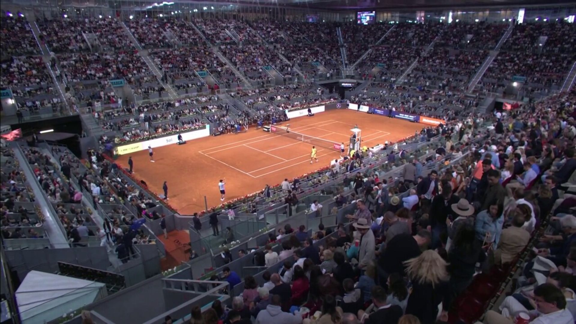 'Sweet Caroline' at the Madrid Open!!!
