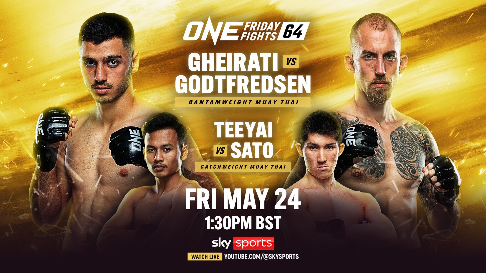 LIVE STREAM: ONE Friday Fights 64