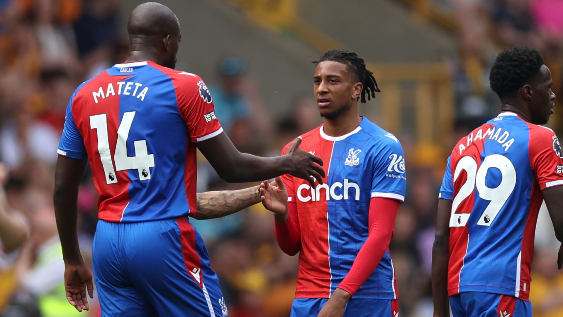 Palace leapfrog Wolves with win at Molineux