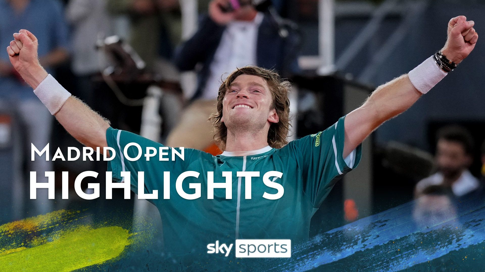 Rublev fights back to win Madrid Open