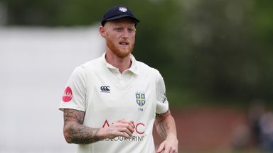 Ben Stokes made just two before getting out to Nathan Lyon in Durham's match against Lancashire