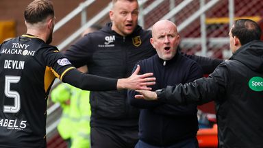 Livingston manager David Martindale and his side had a frustrating afternoon at Fir Park
