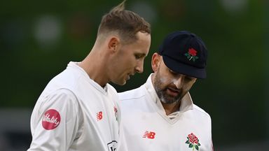 Tom Hartley and Nathan Lyon, Lancashire (Getty Images)