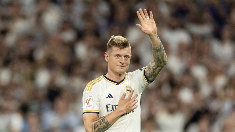 Der Abschied von Toni Kroos im heimischen Bernabeu von Real Madrid.