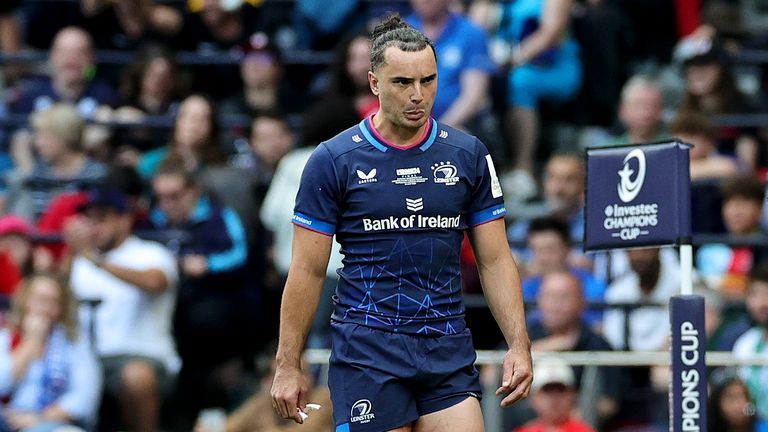 Leinster wing James Lowe was sin-binned less than two minutes into extra-time