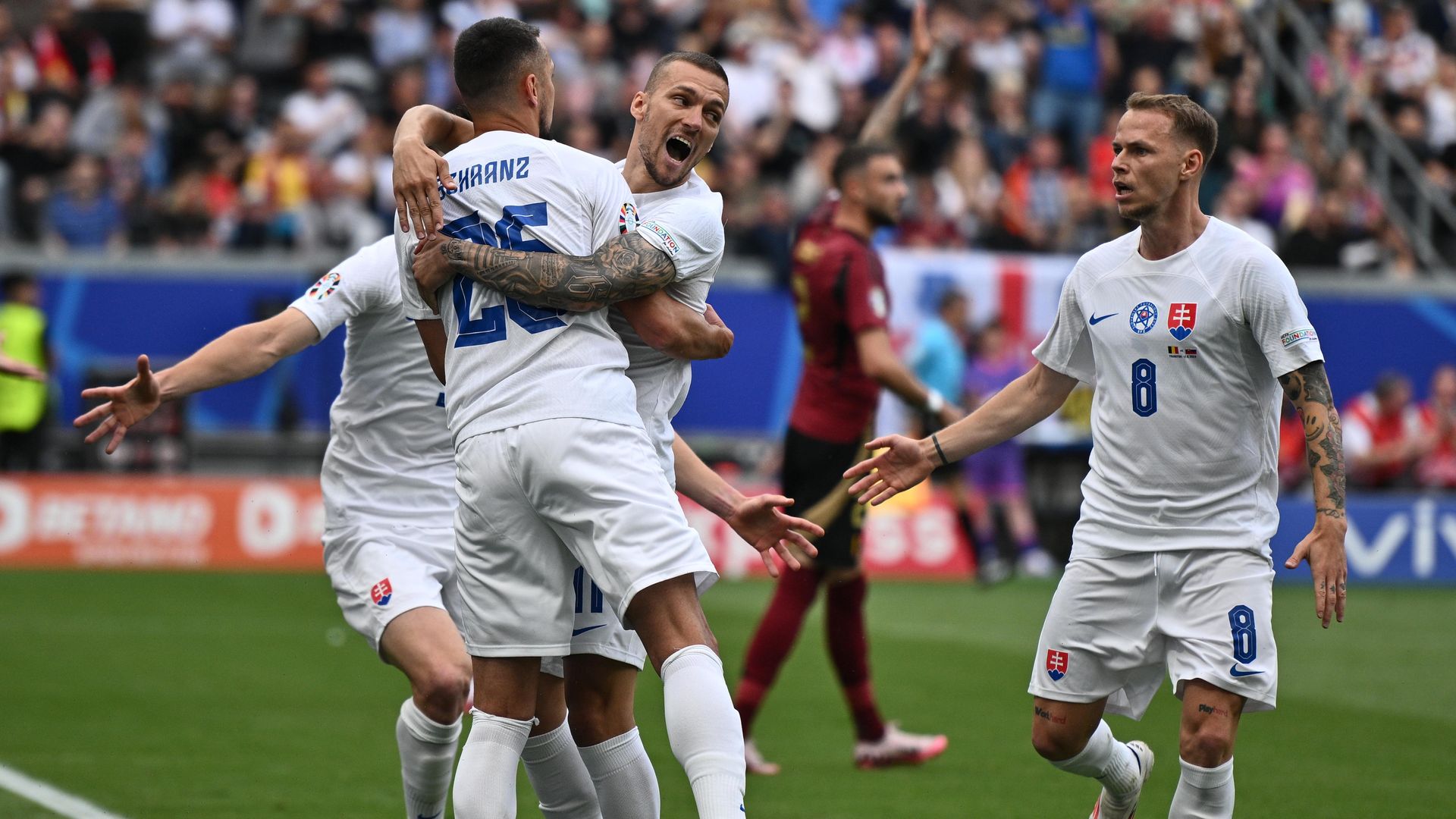 Slovakia stun wasteful Belgium as Lukaku twice denied by VAR