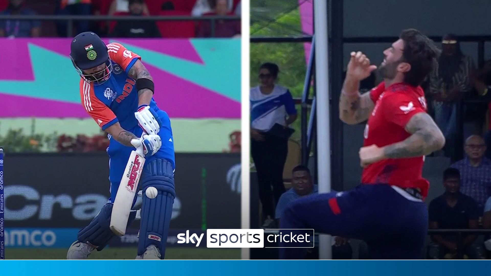 Six and out! | Kohli departs after Topley's 'bail trimmer'