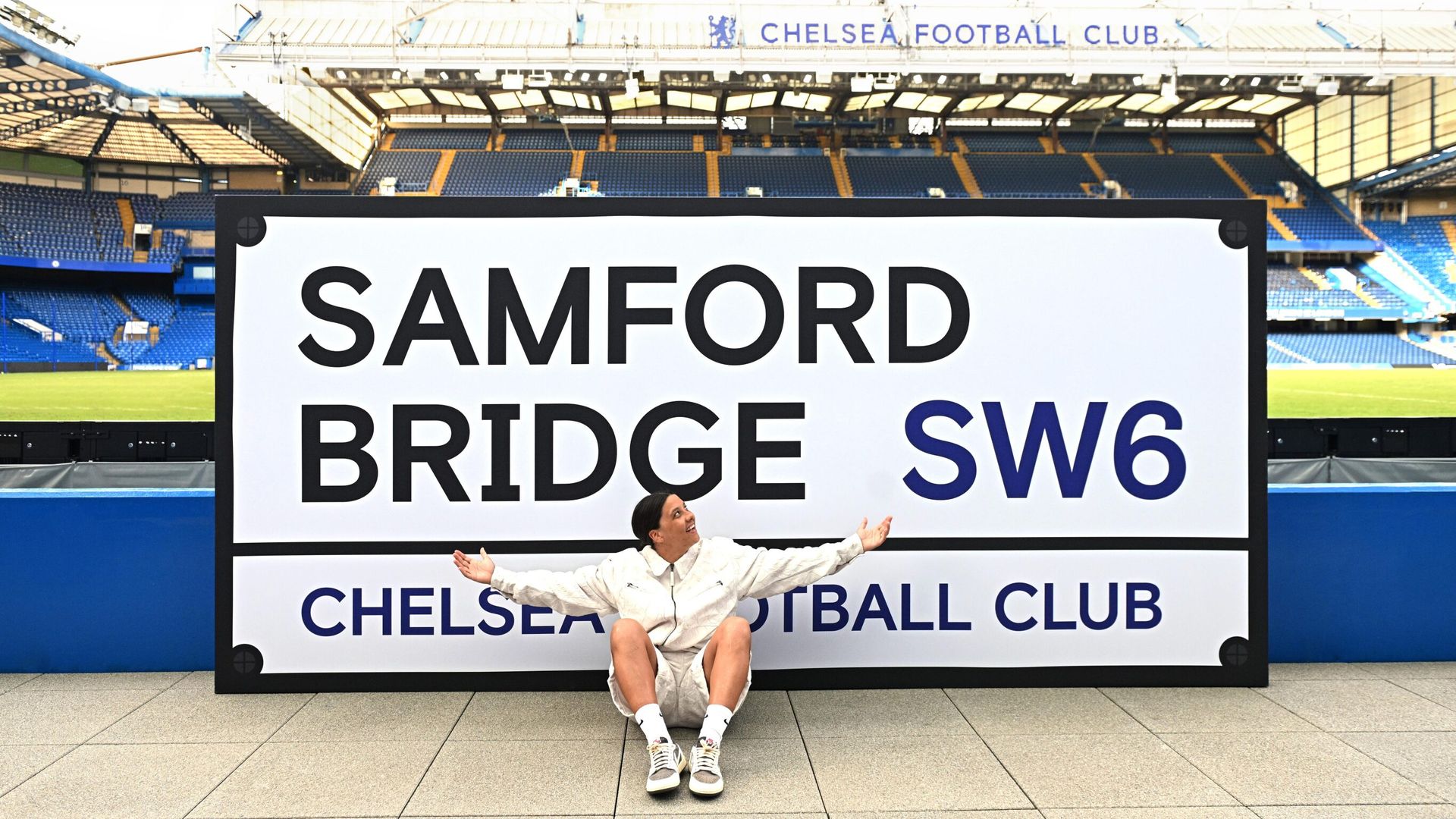 Chelsea honour new Kerr contract with temporary stadium rebrand