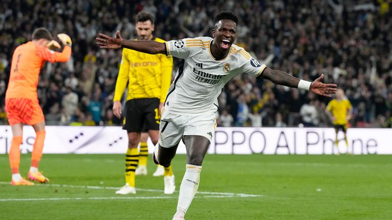 VINICIUS JUNIOR: Nicht nur dem BVB und dem FC Bayern bereitete der Brasilianer unter der Saison schlaflose Nächte.  In 39 Saisonspielen gelangen dem Meister & CL-Sieger 35 Scorerpunkte, wovon er elf in der Königsklasse machte. 