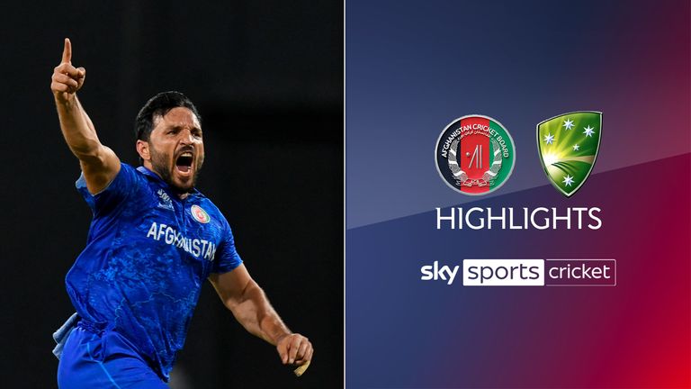 Highlights from Afghanistan's historic 21-run win over Australia in the Super 8s