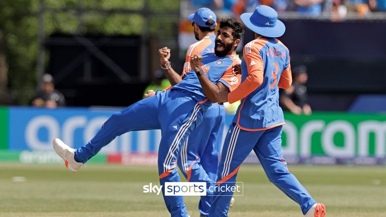 Jasprit Bumrah took the crucial wicket of Muhammad Rizwan to revive India's hopes of beating their fierce rivals Pakistan