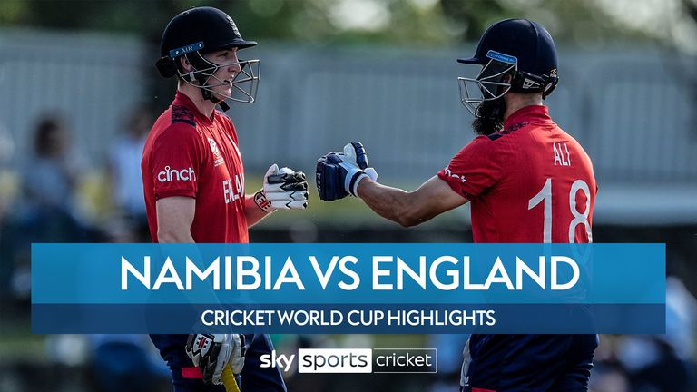 England beat the rain and Namibia to stay in the T20 World Cup