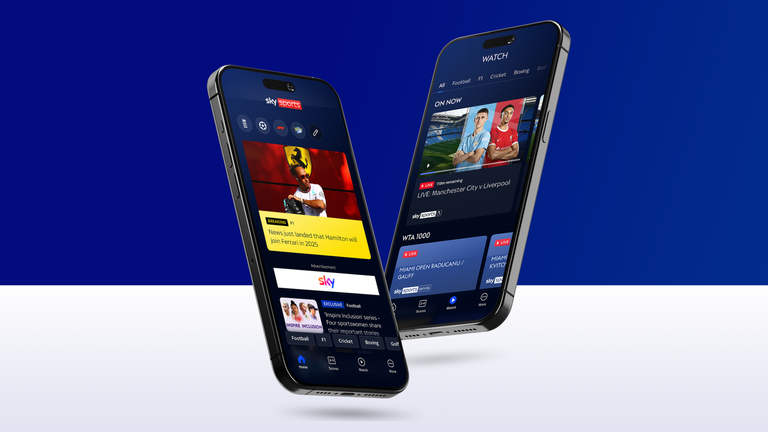 Upgrade to the latest version of the Sky Sports app