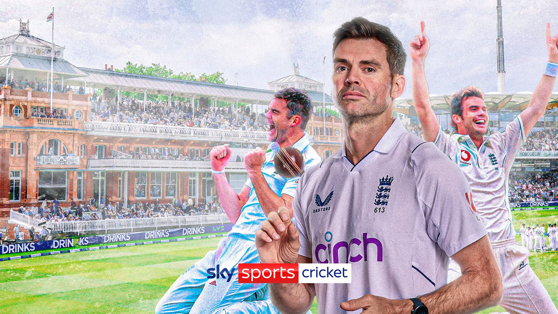 BOWLED 'IM! Anderson smashing stumps at Lord's in under two minutes!