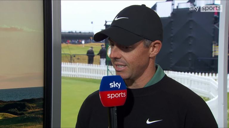 McIlroy claimed tough conditions at Royal Troon got the better of him during the opening round of the Open Championship