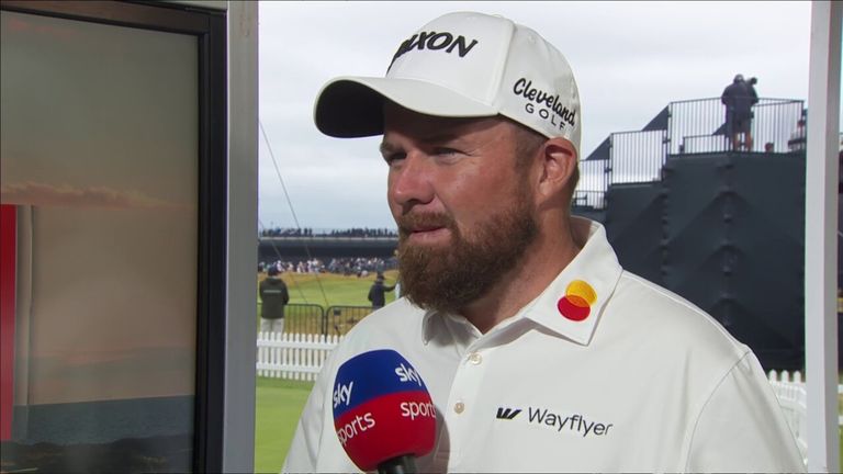 Shane Lowry spoke to Sky Sports following his second round at The Open as he posted a two-under-par 69 to lead by two at Royal Troon