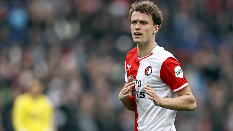 Platz 10: Mats Wieffer  (24 Jahre, defensives Mittelfeld) - wechselt für 30,00 Millionen Euro von Feyenoord zu Brighton Hove Albion. 