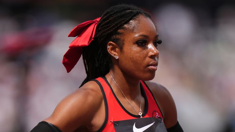 Amber made her Diamond League debut in her final race before the Olympics
