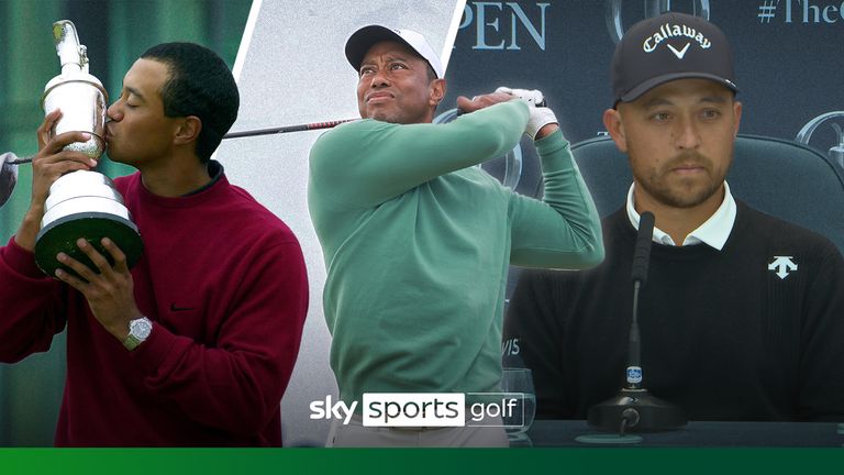 Xander Schauffele is paired with Woods on Thursday and Friday at The Open and jokes it will be hard to watch his group play with how popular the 15-time major champion is!