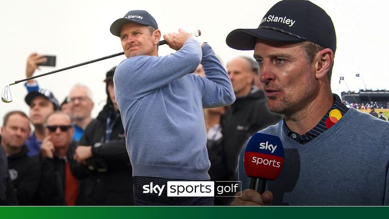 Justin Rose said he felt calmer and clearer than he has been recently after finishing the opening round on an impressive two under par at The Open