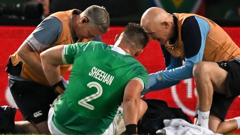 One of Ireland's star players, hooker Dan Sheehan, picked up a long-term knee injury in the first Test defeat
