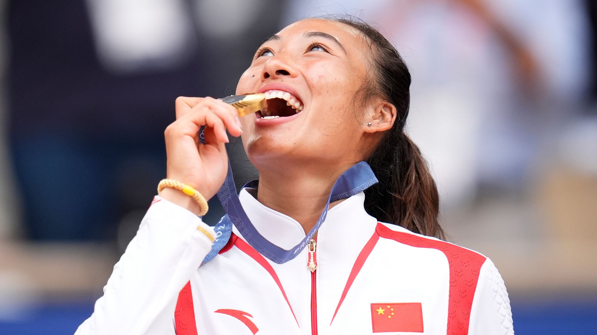Zheng becomes China's first Olympic tennis singles champion