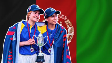 Image from Banned, ignored and still in exile: The story of the Afghanistan women's cricket team who fled for safety