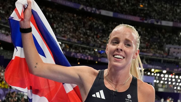 Hodgkinson claimed gold for Team GB in the women's 800 metres