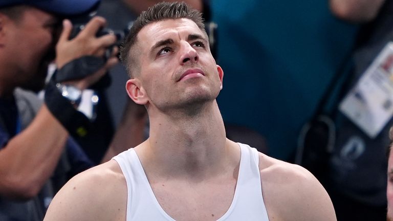 Max Whitlock finished just short of adding to his medal tally on his Olympics farewell 