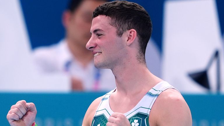McClenaghan's score was 0.1 better than Kazakhstan's Nariman Kurbanov