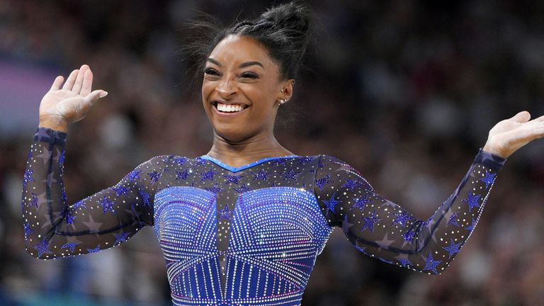 Simone Biles has now won three gold medals in Paris and seven during her Olympics career 