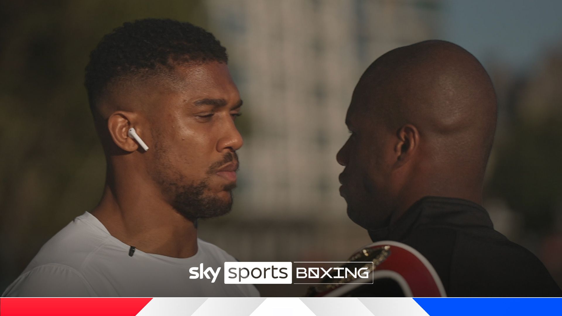 AJ and Dubois share tense face-off as fight week begins!