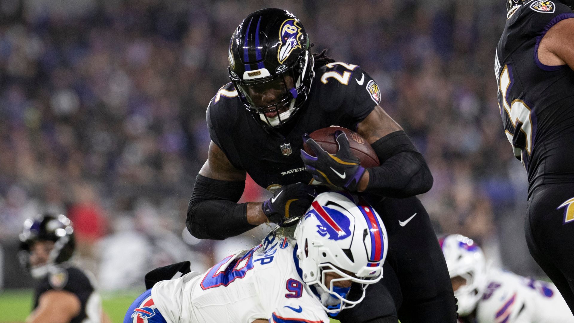 Ravens' Henry runs wild in NFL thrashing of Bills