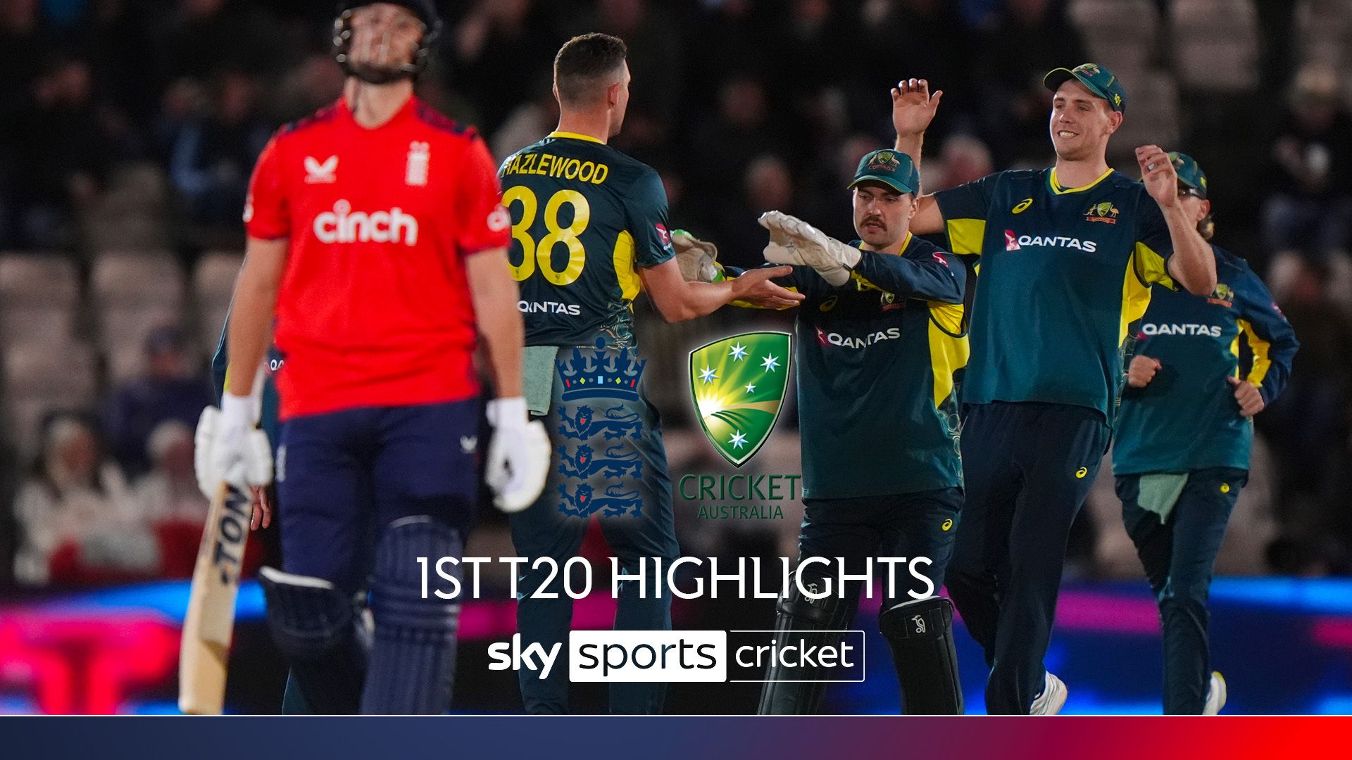 England beaten by Australia in opening T20I