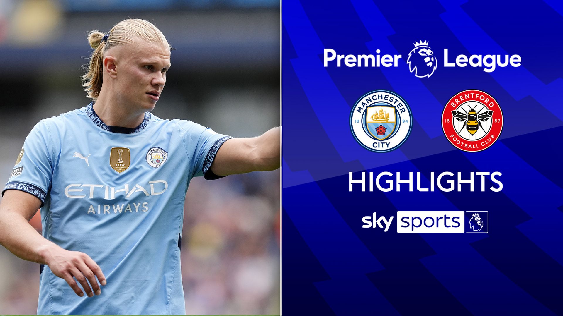 Who else? Haaland rescues Man City after early Brentford scare