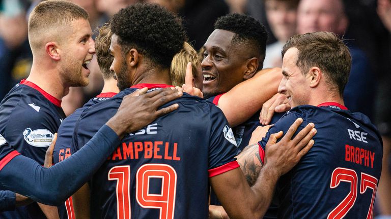 Ross County's Akil Wright scored the late equalising goal