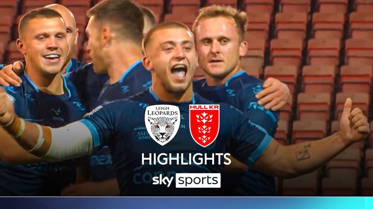 Highlights of the Super League match between Leigh Leopards and Hull KR