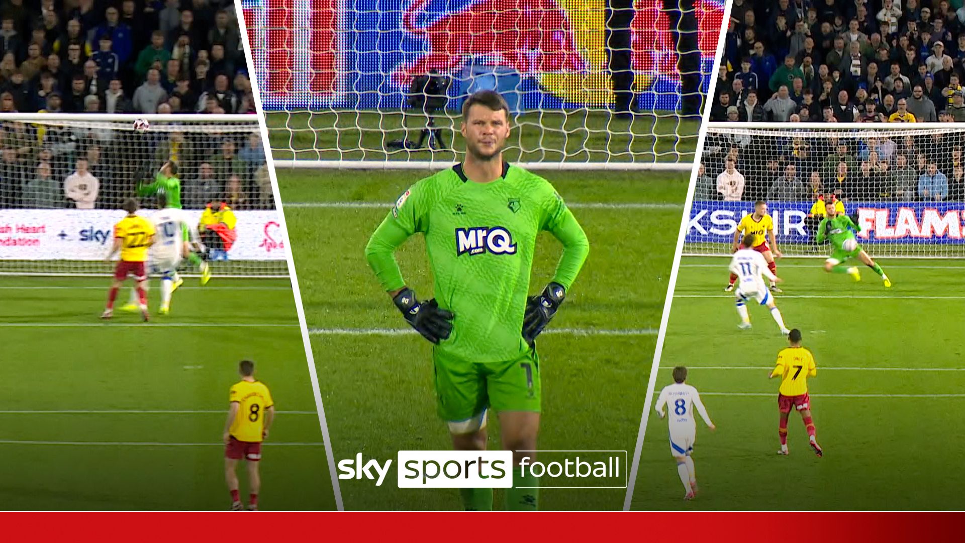 Two Leeds goals, TWO goalie gaffes!  Watford 'keeper's miserable night