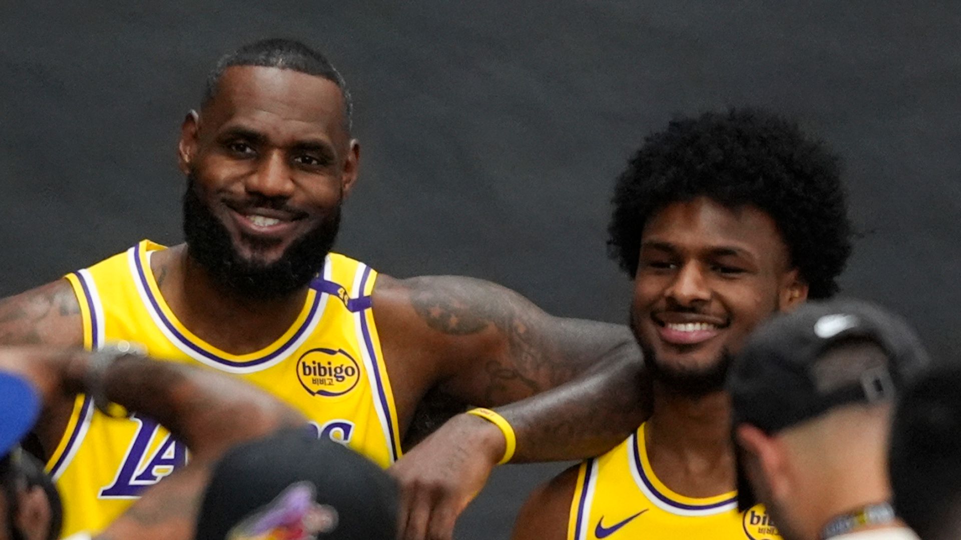 'Pure joy' - LeBron thrilled at playing alongside son in NBA