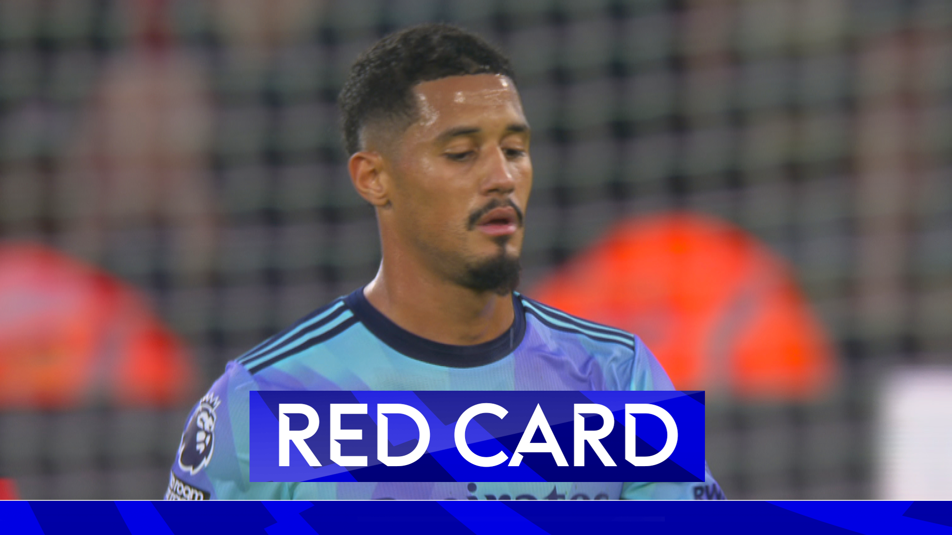 Saliba sees red as Arsenal go down to ten again!