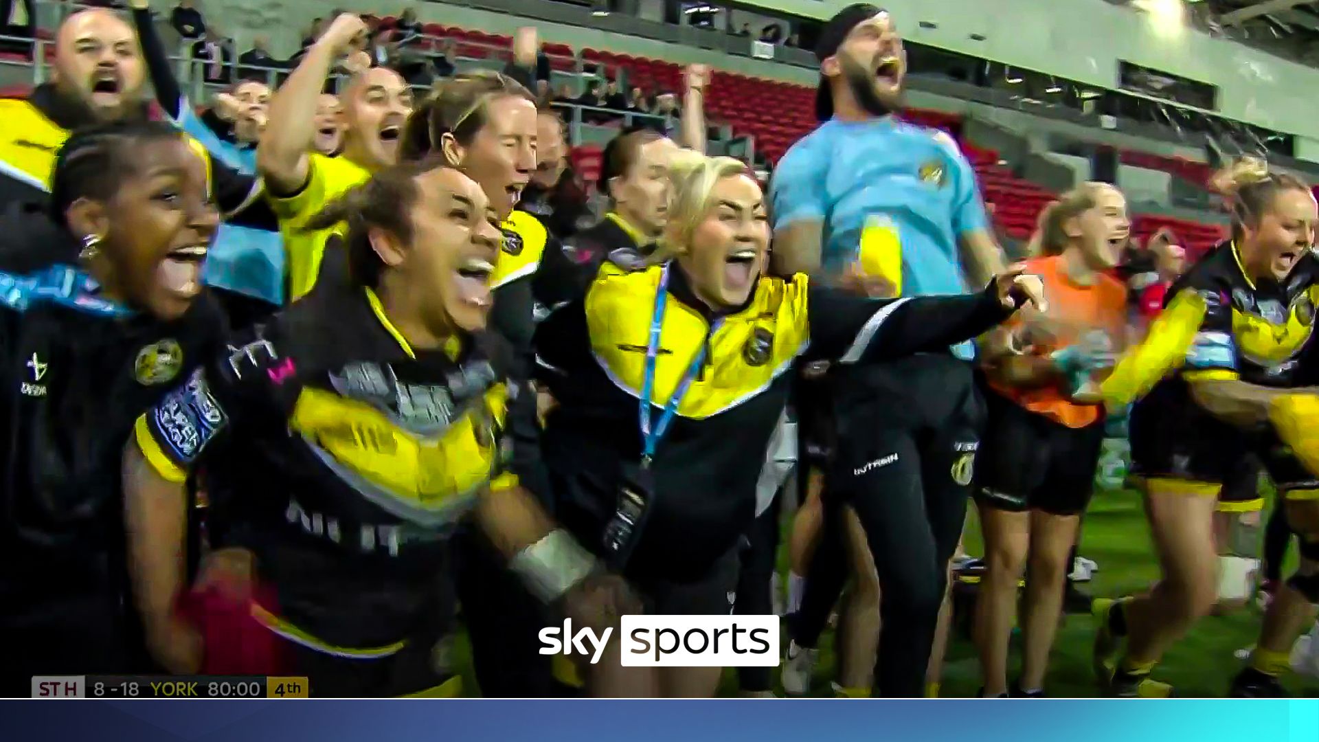 Wild celebrations as York Valkyrie win the Grand Final!