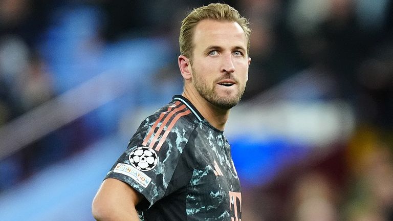 Bayerns Harry Kane verletzte sich im Bundesliga-Spiel gegen Frankfurt.