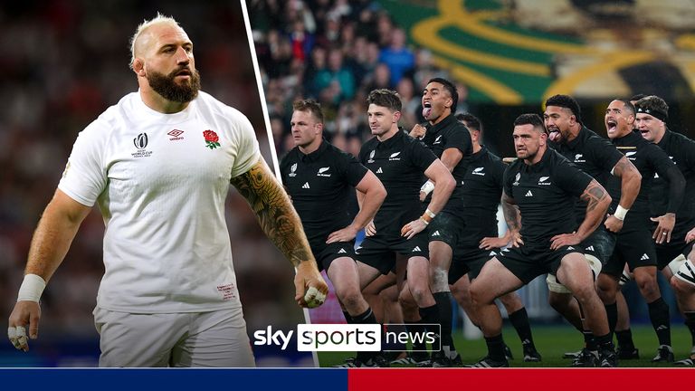 All Blacks head coach Scott Robertson has hit back at English forward Joe Marler after he claimed the haka 'needs binning'.