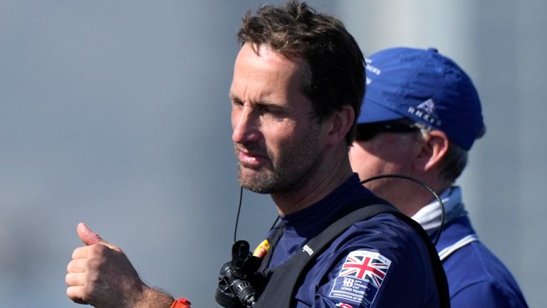 Sir Ben Ainslie was looking to end Great Britain's 173-year wait for America's Cup victory