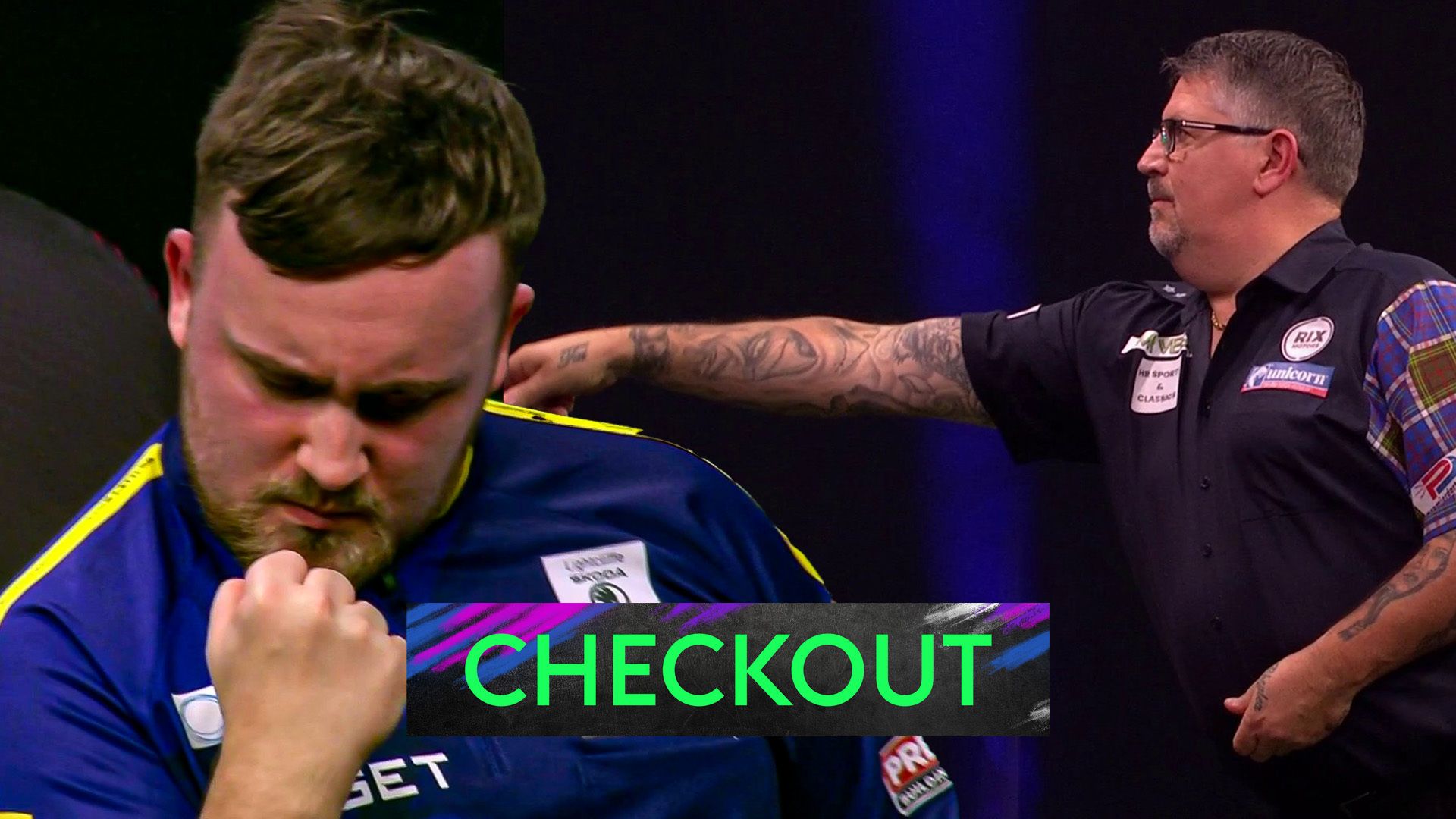 'Anything you can do, Gary!' Littler hits 124 checkout MOMENTS after Anderson