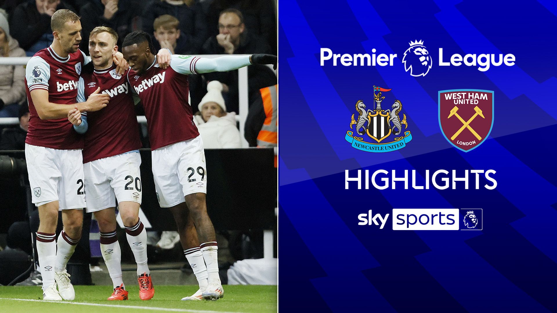 St James' shocked! West Ham beat out-of-sorts Newcastle