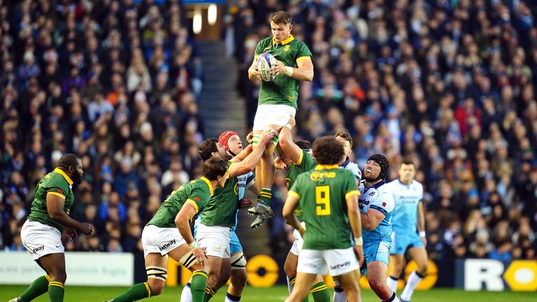 South Africa extended their winning streak over Scotland to nine matches