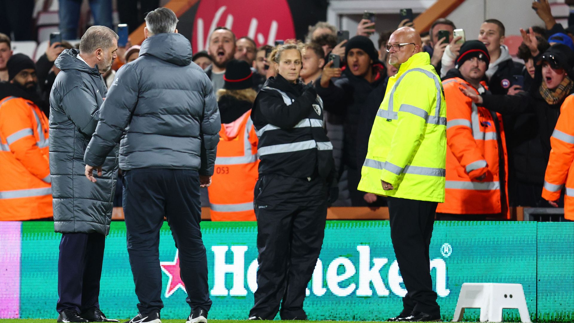 Postecoglou cops 'direct feedback' in Spurs fan confrontation