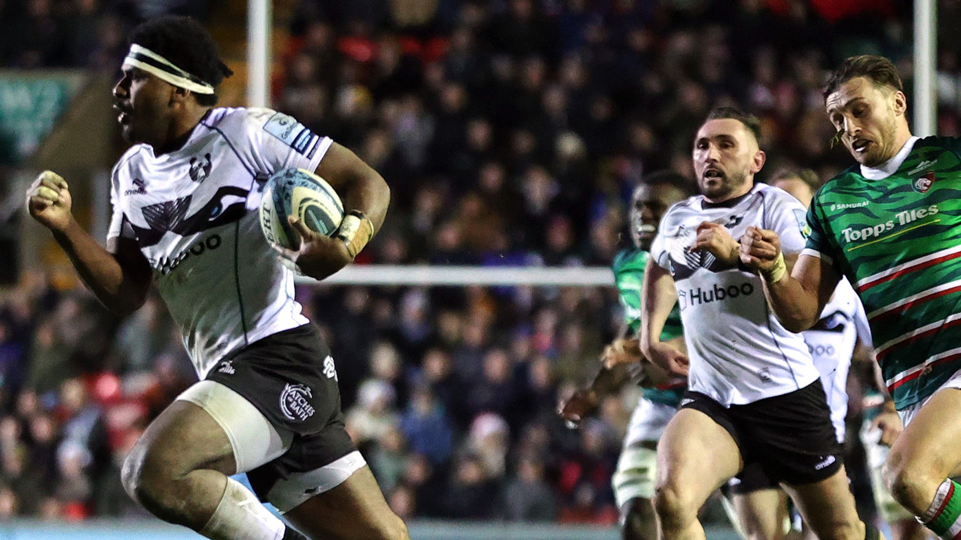 Eight-try Bristol Bears thump Leicester as Bath and Sale also win